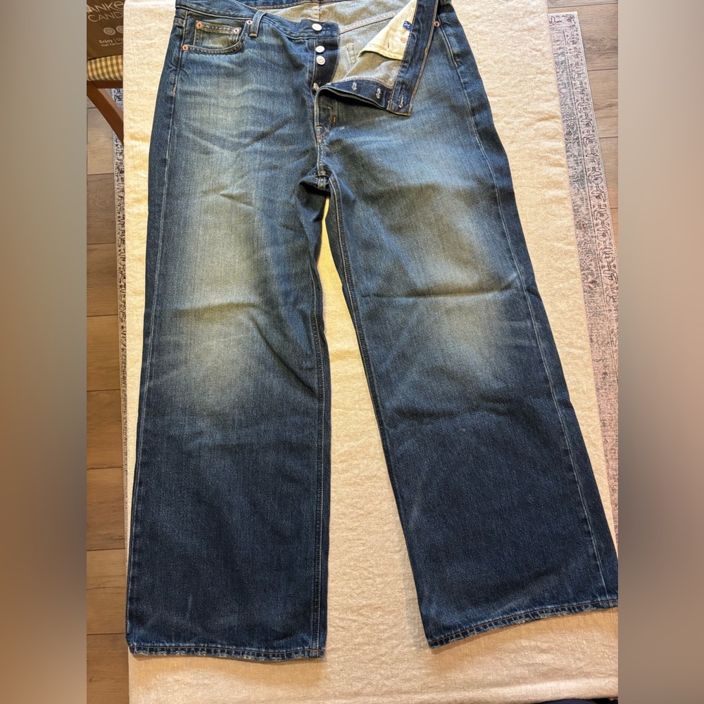 Alex Mill Wide-Legged Blue Jeans